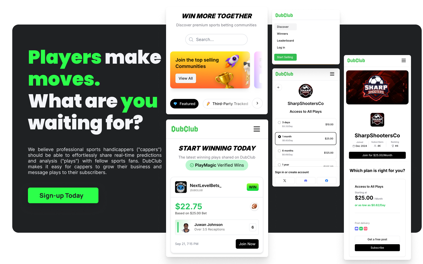 DubClub — product suite overview